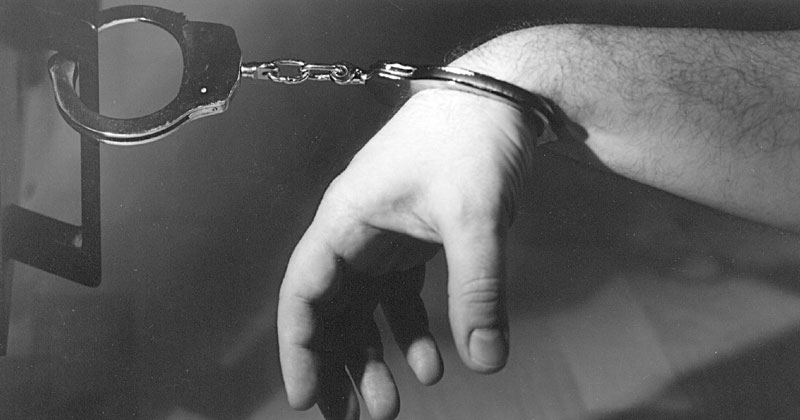 handcuffed